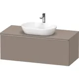 Duravit Waschtischunterschrank wandhängend „D-Neo“ 120 × 45,9 × 55 cm in Basalt Matt