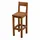 INKOSPOR Teakholz-Barstuhl Abacus 36,5 x 44,5 x 109 cm Mehrfarbig
