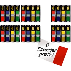 3M Post-it Index Mini Promotion 683-4+2 - Index-Streifen mit Spender - 12 x 43 m