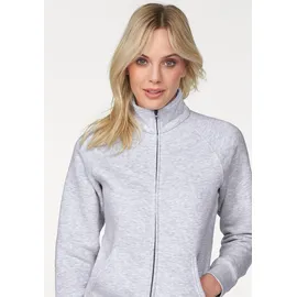 FRUIT OF THE LOOM Sweatjacke Grau XS (34)