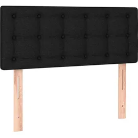 vidaXL Boxspringbett 100 x 200 cm Schwarz