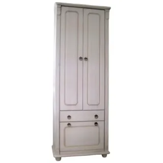 Clever-Moebel Mehrzweckschrank Mehrzweckschrank Küchenschrank Schuhschrank Landhausstil Breite 67 cm weiß