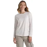 Craghoppers Nosilife Akona Langarm-t-shirt - Dusky Carnation Stripe - 44