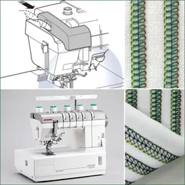 JANOME CoverPro 3000P Top - Schwarz