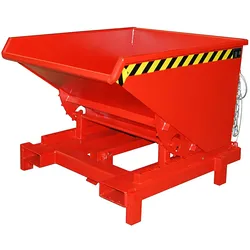 Schwerlast Kipper SK 600 lackiert RAL3000 Feuerrot Stapler Anbaugerät