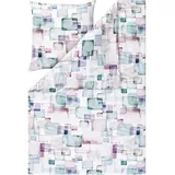 ESTELLA Mako-Satin Bettwäsche Squares rosa