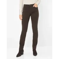 Brax Damen Five-Pocket-Hose Style CAROLA Dark Chocolate denim dunkelbraun,