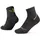 Buff Dryflx Quarter Laufsocken 42-44 Schwarz/Grau