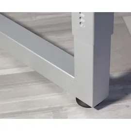 hjh OFFICE PRO Schreibtisch R-Serie Asteiche / Graphit