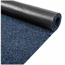 ANRO Fußmatte Schmutzfangmatte Teppich Läufer Sauberlaufmatte Indoor Outdoor Flur Eingang Poet Blau 100x200cm