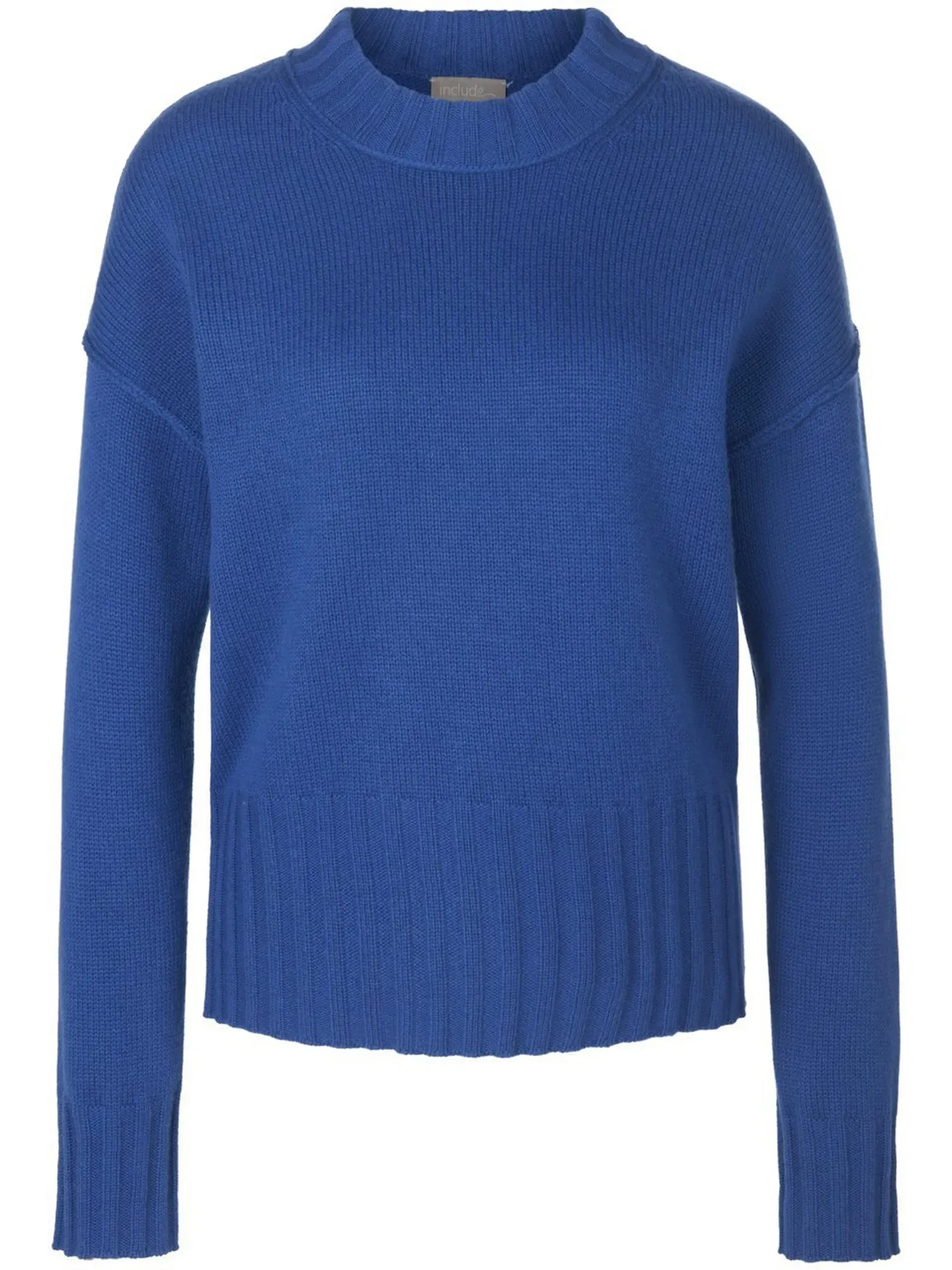 Le pull encolure ronde  include bleu