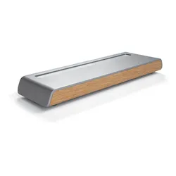 Sigel SA401, Hartschalenetui für Stifte, Metall, Holz, Grau, Holz, Muster, Erwac