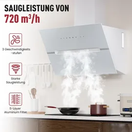 Levivo Kopffreihaube 60 cm Weiß