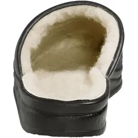 Fischer Markenschuh Andy Pantoffeln Schwarz/Grau 45