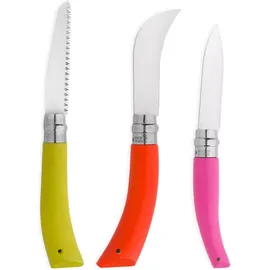 Opinel Gartenmesser-Set 3-tlg. rostfrei Buchenholz