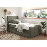 ED EXCITING DESIGN Boxspringbett - stone - H2 - 100x200 cm