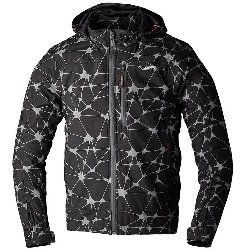 RST Havoc CE Textil-Motorradjacke Herren - Schwarz/Grau - M