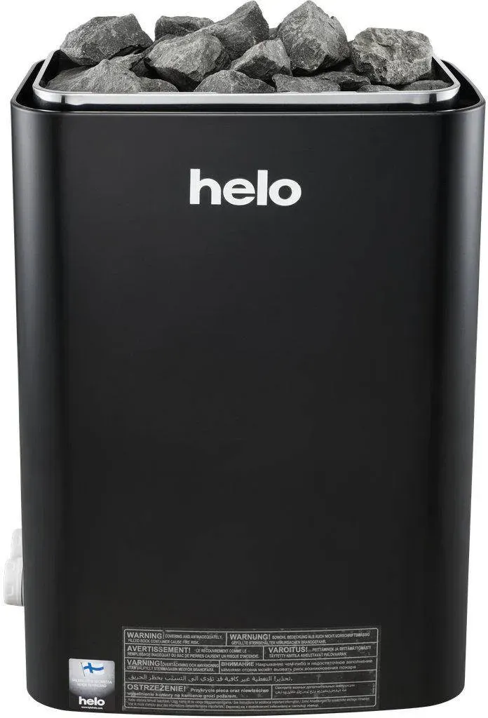 helo Saunaofen Vienna 60 STS-WT für Saunagröße 5-9m3 - Schwarz