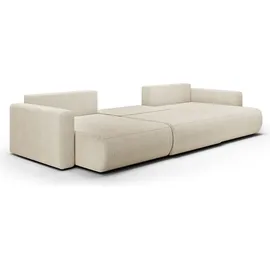petits-meubles U-Sofa Couch 4-Sitzer Beige
