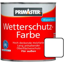 Primaster Wetterschutzfarbe 750 ml weiß