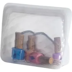 Stasher Beauty Essentials Kosmetiktasche puderfarbig