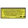 LogicKeyboard XL-Print Black on Yellow DE