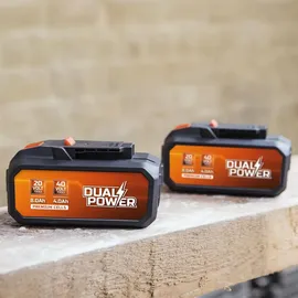 Powerplus Dual Power Akku 40 V Li-Ion 8,0 Ah 2 Stück