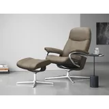 Stressless Stressless® Relaxsessel »Consul«, mit Cross Base, Größe S, M & L, Holzakzent Wenge beige
