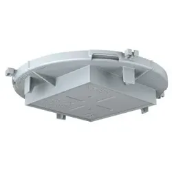 KAISER 1281-09 Einbaugehäuse, HaloX® 100 Frontteil, Einbaudurchmesser 75x75 mm für Ortbeton, Nachfolgetyp zu 1290-71 128109 - 10 Stück