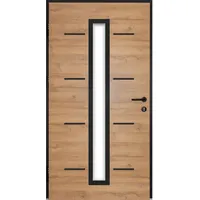 Splendoor Haustür ThermoSpace Milano Prime Woodeffect 110 cm x 210 cm Anschlag L