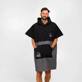 Wave Hawaii Travel Poncho Unisex Grau L/XL