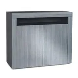 Vladon Kommode, Anthrazit, Holzwerkstoff, 108x92x40 cm, Wohnzimmer, Kommoden & Sideboards, Kommoden