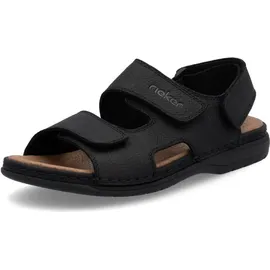 Rieker Freizeitsandalen Herren Schwarz 43