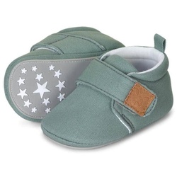 Krabbelschuhe Baby Größe 21/22, grün | Sterntaler