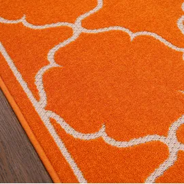 Sanat Teppich SANAT "Berlin", orange, B:60cm H:6mm L:110cm, Kunstfaser, Teppiche, Teppich, In -und Outdoor geeignet, robust und pflegeleicht
