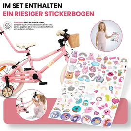 SUN BABY LOOFI 16 Zoll RH 0 cm grau/rosa
