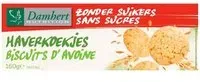 Damhert Biscuits d'avoine sans sucre Cookies 160 g