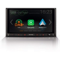 ZENEC Z-N528 2-Din Autoradio/Infotainer, Multimediasystem mit 17,1 cm / 6,75“ Touchscreen, DAB+, Bluetooth, USB, Mediencenter mit Apple CarPlay, Google Android Auto