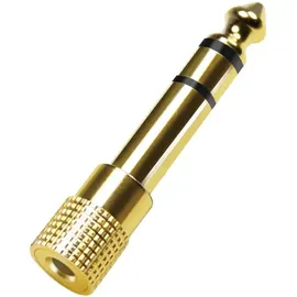 Logilink Audio Adapter 6,35mm Klinken-Stecker / 3,5mm Klinken-Buchse 0,0m (CA1213)