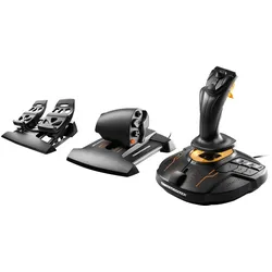 ThrustMaster T.16000M FCS Flight Pack - Joystick, Gashebel und Pedale