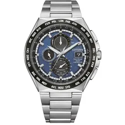 Citizen Chronograph Super Titanium Eco-Drive AT8238-84L - silber