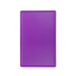 2x HENDI Schneidbretter HACCP Gastronorm 1/1 - Farbe: violett - für antiallergisch -