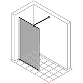 Hüppe Design pure Walk-In Seitenwand 120 x 200 cm 8P1109087321