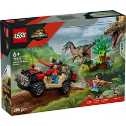 LEGO® Jurassic WorldTM 76972 Raptor: Verfolgungsjagd mit dem Geländewagen