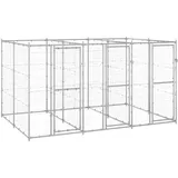 vidaXL Outdoor-Hundezwinger 7,26 m2 Stahl