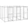 vidaXL Outdoor-Hundezwinger 7,26 m2 Stahl