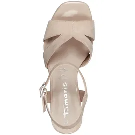 TAMARIS Blockabsatz-Sandalette Damen Beige 40