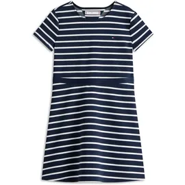 Tommy Hilfiger Skaterkleid TOMMY HILFIGER "ESSENTIAL PUNTO SKATER DRESS SS", Mädchen, Gr.