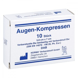 Augenkompressen unsteril 5,8x7cm