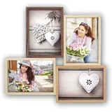 ZEP Montreaux 4Q Holz mehrfarbig 10x15 cm 4er Set